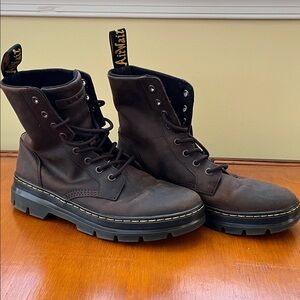 Dr. Martens Dark Brown Leather Boots